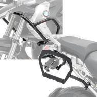 Set: Pare carter haut L compatible avec BMW R 1200 GS 08-12 crashbar Réservoir Motoguard + Support valises laterales compatible avec BMW R 1200 GS 04-12 Bagtecs SLP p. coffres et sacoches
