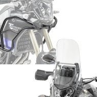 Set: Verkleidungsschutzbügel XL passend für Yamaha Tenere 700 19-24 Motoguard Tank-Sturzbügel oben + Tourenscheibe passend für Yamaha Tenere 700 19-24 Airoad Windschild klar
