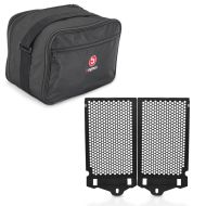Sac intérieur topcase Vario compatible avec BMW R 1200 GS / Adventure 13-18 Bagtecs MV3 + Protection de radiateur compatible avec BMW R 1200 GS 13-18 Grille Zaddox KG1