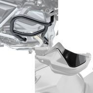 Set: Sturzbügel passend für BMW R 1250 GS 19-23 Motoguard L2 Schutzbügel + Handprotektoren Verlängerung passend für BMW R 1250 GS 19-23 schwarz