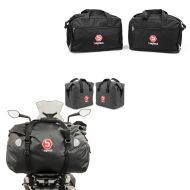 Set Aluminium Seitenkoffer Innentaschen Links und Rechts und Hecktasche XF60 60 Liter passend für BMW R 1200 GS/ Adventure 04-18 + Alukoffer Innentaschen passend für BMW R 1250 / 1200 GS / Adventure 04-21 Koffer Taschen MS1