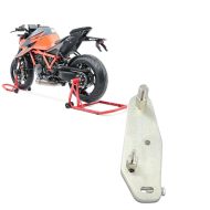Set: Einarm Montageständer Set passend für KTM 1290 Super Duke R 14-23 Motorradständer hinten vorne Constands CLR + Adapterplatte für ConStands Power passend für KTM 1290 Super Duke R 20-23