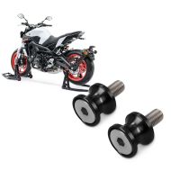 Set: Motorrad Montageständer Set Constands SBL Motorradständer vorne und hinten + Motorrad Prismabuchsen-Racingadapter Motea Jerez M8 schwarz