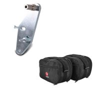 Set: Adaptateur pour ConStands Power BMW S 1000 XR 15-19 + Sacs interieurs de valises laterales compatible avec BMW S 1000 XR 15-21 sacoches Bagtecs