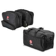 Set: Koffer Innentaschen passend für BMW K 1600 GT / GTL 11-24 Seitenkoffer Bagtecs + Innentasche MT2 passend für BMW K 1600 GT 11-24 Bagtecs passend für original Topcase
