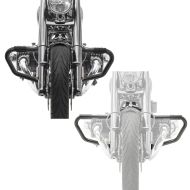 Set: Sturzbügel Mustache passend für BMW R 18 / Classic 20-24 Motorschutzbügel 38mm Craftride MV5 schwarz + Sturzbügel Mustache passend für BMW R 18 / Classic 20-24 Motorschutzbügel 32mm Craftride MV3 schwarz