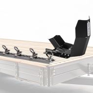 Béquille de transport rail de support bascule de roue avant + rail d'avion avec 4 embouts pour remorque compatible avec KTM 525 EXC / EXC-F antivol de transport 1m