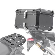Alu Topcase XB65 + Gepäckbrücke passend für Yamaha Tracer 9 / GT 21-24 Bagtecs schwarz