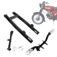 Set Fußrastenhalter mit Rasten und Seitenständer + Kastenschwinge passend für Simson S50 S51 S53 S70 Craftride