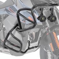 Set Sturzbügel oben unten + Scheinwerfer passend für KTM 890 Adventure / R 21-22 Motoguard schwarz
