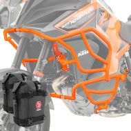 Set Pare carter haut bas + sacoches compatible avec KTM 1290 Super Adventure R / S 21-24 Motoguard orange X21
