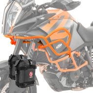 Set Pare carters haut + sacoches K4 XL X21 adapté à KTM 1190 Adventure / R 13-16 Motoguard orange