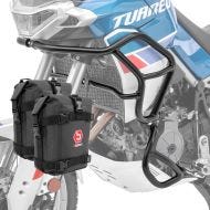 Set Pare carter haut bas + sacoches compatible avec Aprilia Tuareg 660 22-24 Motoguard noir