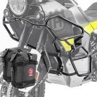 Set Pare carter haut bas + sacoches compatible avec Husqvarna Norden 901 21-24 Motoguard noir