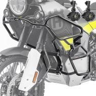 Set Pare carter + Phare Additionnel compatible avec Husqvarna Norden 901 21-24 noir Motoguard