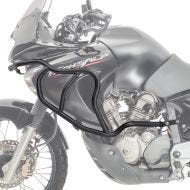 Pare carters haut compatible avec Honda Transalp XL 650 V 00-07 Crash bar Motoguard HG12 noir