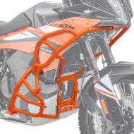Pare carter Set compatible avec KTM 790 / 890 Adventure 23-24 SH27 haut et bas crashbar orange