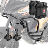 Set Pare carters + Phares Additionnels + sacoches adapté a KTM 1290 Super Adventure S / R 21-24 Motoguard KT33 noir