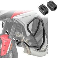 Set Pare-carters +  Protecteur compatible avec Ducati Multistrada V4 / S 21-24 barres de protection DX