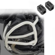 Set Pare-carters +  Protecteur compatible avec BMW R 1300 GS 23-24 Crashbar Motoguard SG41 argent