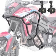 Set Pare carter + Phares Additionnels adapté a Africa Twin 1100 CRF 2024 Feux de brouillard Motoguard KT22