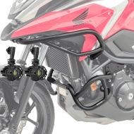 Set Pare carter + Feux Additionnels SG1 adapté a Honda NC 750 X 21-24 Phares de brouillard Motoguard