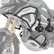 Set Sturzbügel + Zusatzscheinwerfer passend für Triumph Tiger 1200 GT / Pro 22-24 MK2 Nebelscheinwerfer Motoguard