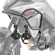 Set Sturzbügel + Zusatzscheinwerfer passend für Honda Transalp XL 750 23-24 Nebelscheinwerfer Motoguard SK2