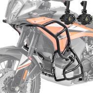 Set Pare carter + Feux Additionnels adapté a KTM 790 / 890 Adventure 23-24 Phares de brouillard Motoguard SH26 noir