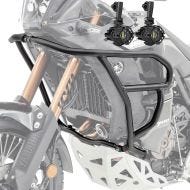 Set Pare carter haut + Phares Additionnels adapté a Yamaha Tenere 700 World Raid 22-24 Motoguard Feux de brouillard HG16