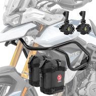 Set Sturzbügel + Zusatzscheinwerfer + Sturzbügeltasche L passend für Triumph Tiger 900 / GT / Rally 20-23 Motoguard