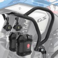 Set Sturzbügel + Zusatzscheinwerfer + Sturzbügeltasche passend für BMW R 1300 GS 23-24 HG43 Motoguard schwarz