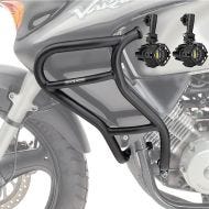 Set Pare carter + Phare Additionnel adapté a Honda Varadero 125 01-06 Feux de brouillard Motoguard MK21