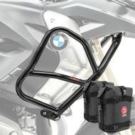 Set Pare carters haut + sacoches K4 XL adapté à BMW R 1200 GS 08-12 Motoguard