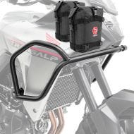 Set Pare carters haut + sacoches adapté à Honda Transalp XL 750 23-24 Motoguard HG12 noir