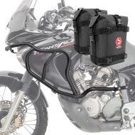 Set Sturzbügel oben + Taschen passend für Honda Transalp XL 650 V 00-07 Motoguard HG12 schwarz