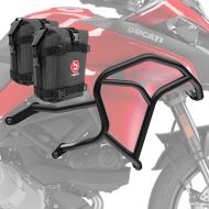 Set Sturzbügel oben + Taschen passend für Ducati Multistrada V2 / S 22-24 HG48 Motoguard schwarz