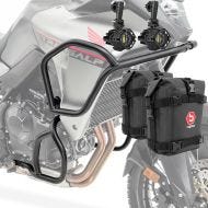 Set Pare carter + Phares Additionnels adapté a Honda Transalp XL 750 23-24 + sacoches Motoguard SK1