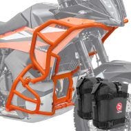 Set Pare carter + sacoches adapté a KTM 790 / 890 Adventure 23-24 Motoguard SH26 orange