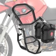 Set Pare carter + sacoches adapté a BMW F 650 GS 00-07 Motoguard noir SG53