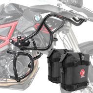 Set Pare carter + sacoches adapté a BMW F 800 GS 08-12 Motoguard