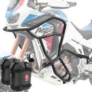Set Pare carter + sacoches adapté a Honda Africa Twin 1100 Adventure Sports 20-23 Motoguard KT14 noir