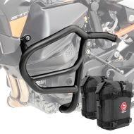 Set Pare carter + sacoches adapté a KTM 890 SMT 23-24 Motoguard MK25