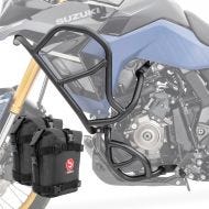 Set Pare carter haut bas + sacoches compatible avec Suzuki V-Strom 800 DE 23-24 Motoguard noir