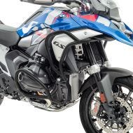 Pare carter Set compatible avec BMW R 1300 GS 23-24 haut et bas crashbar noir SG42 DPL4