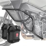 Set Pare carter + sacoches adapté a Yamaha Tracer 9 / GT 21-24 Motoguard KT11 noir