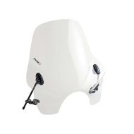 Pare-brise Touring I compatible avec Royal Enfield Interceptor 650 18-24 saute-vent clair Puig 0856W