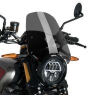 Nakedbike-Scheibe passend für Indian FTR 1200 / S 19-24 dunkel getönt Windschild Puig New Generation Sport 3834F