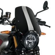 Nakedbike-Scheibe passend für Indian FTR 1200 / S 19-24 schwarz Windschild Puig New Generation Sport 3834N