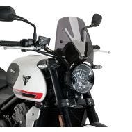 Nakedbike-Scheibe passend für Triumph Trident 660 21-24 dunkel getönt Windschild Puig New Generation Sport 20638F
